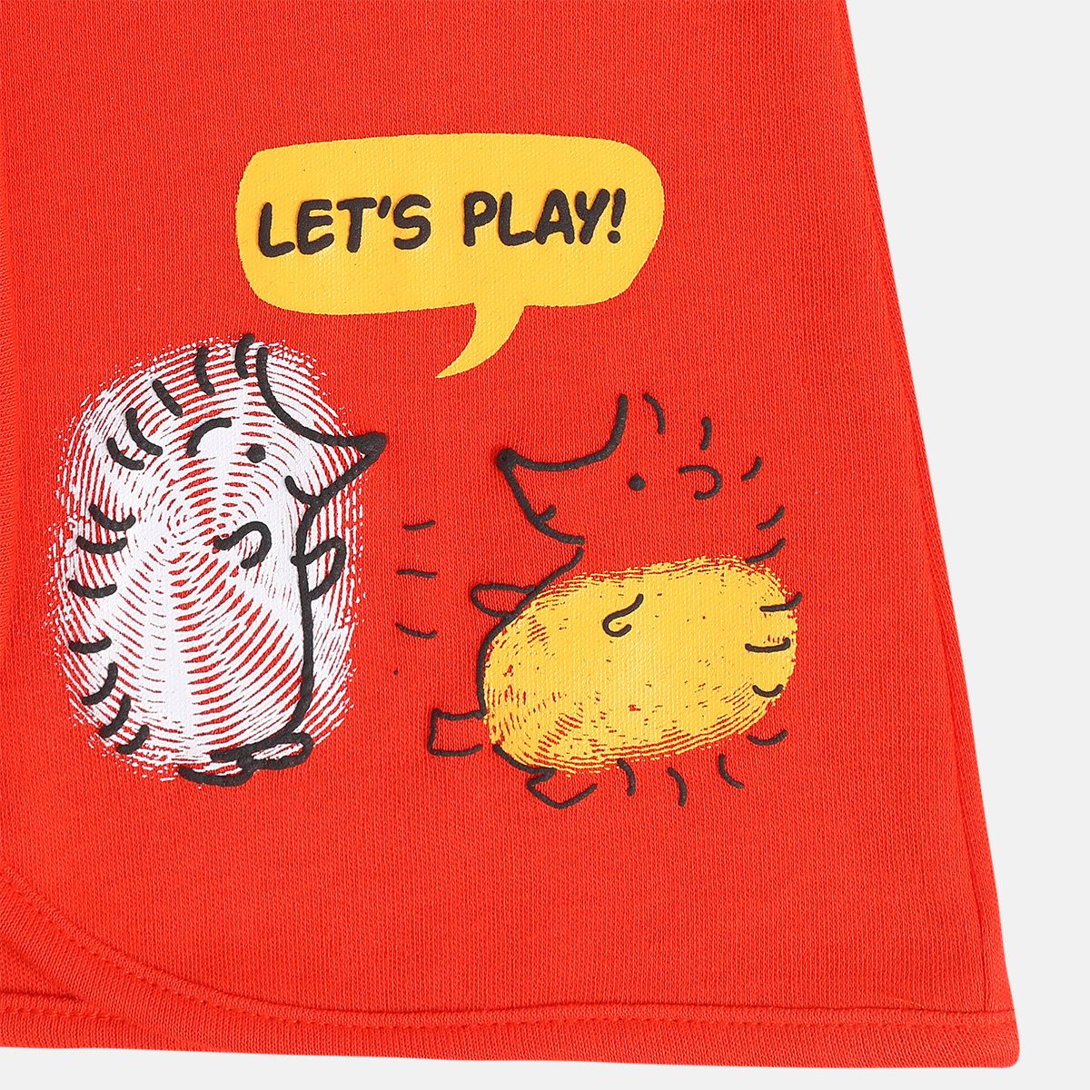 Girls Cotton Pack Of 2 Full Sleeves Animal Printed Front Open Vest - Red & White