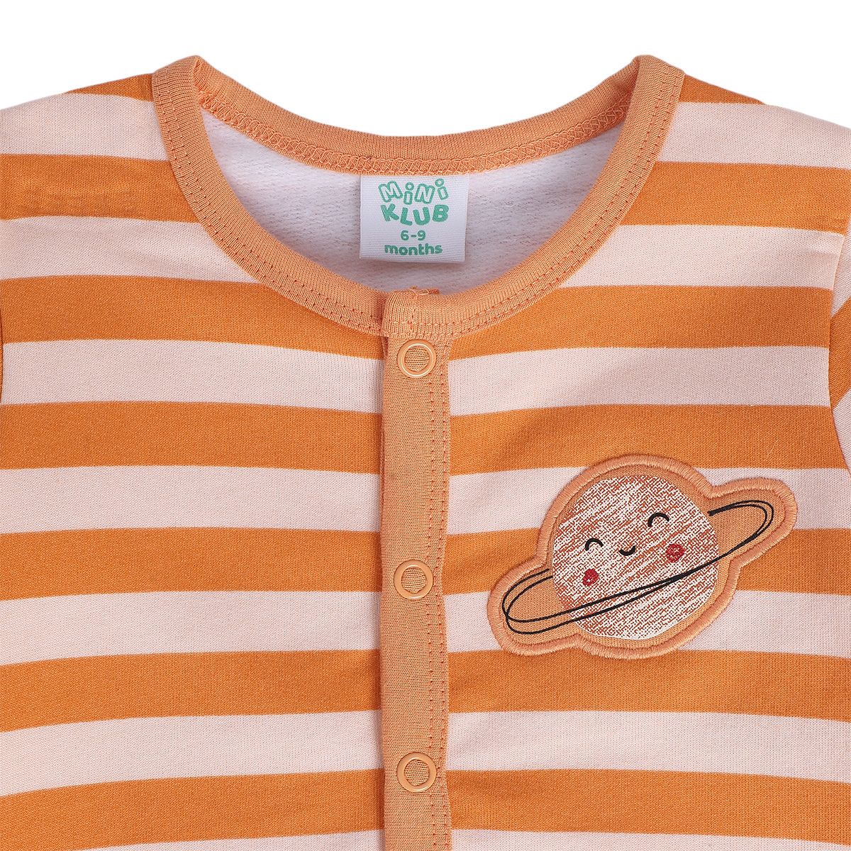 Boys Orange Front Open Vest
