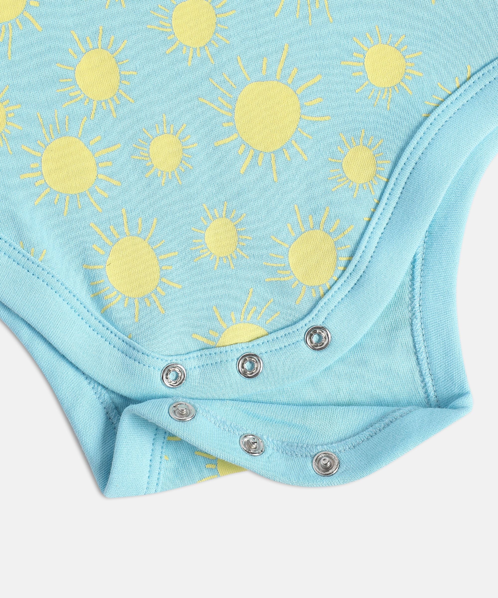 Boys Multicolor Pack Of 3 Body Suit