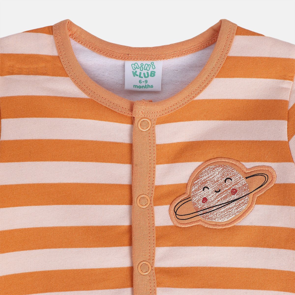 Boys Orange Front Open Vest