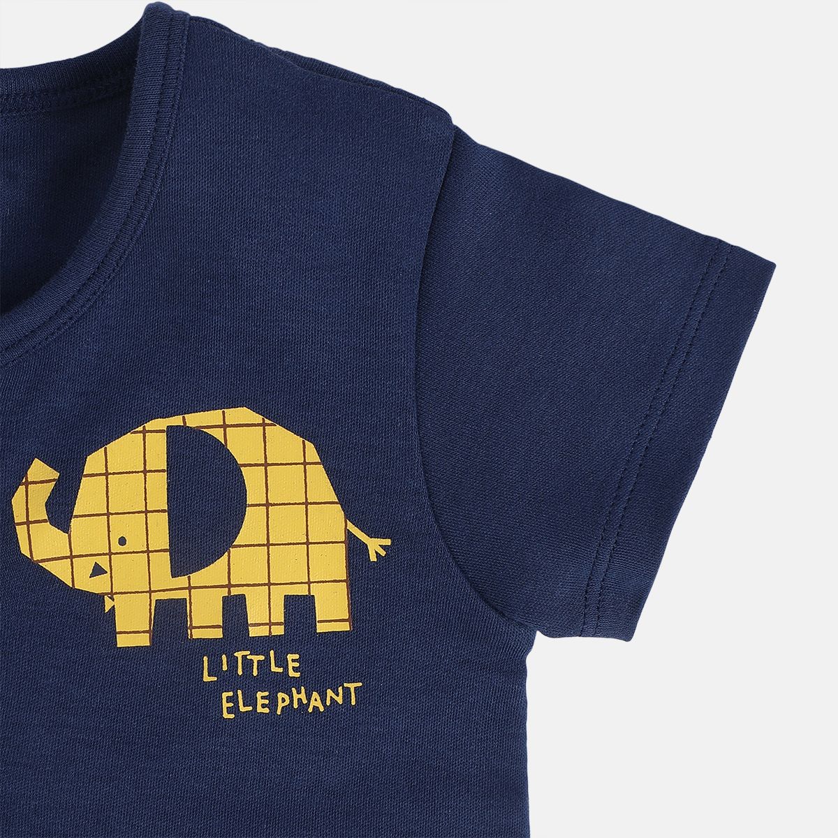 Boys Cotton Pack Of 2 Half sleeves Cartoon Printed Front Open Vest - Navy Blue & White