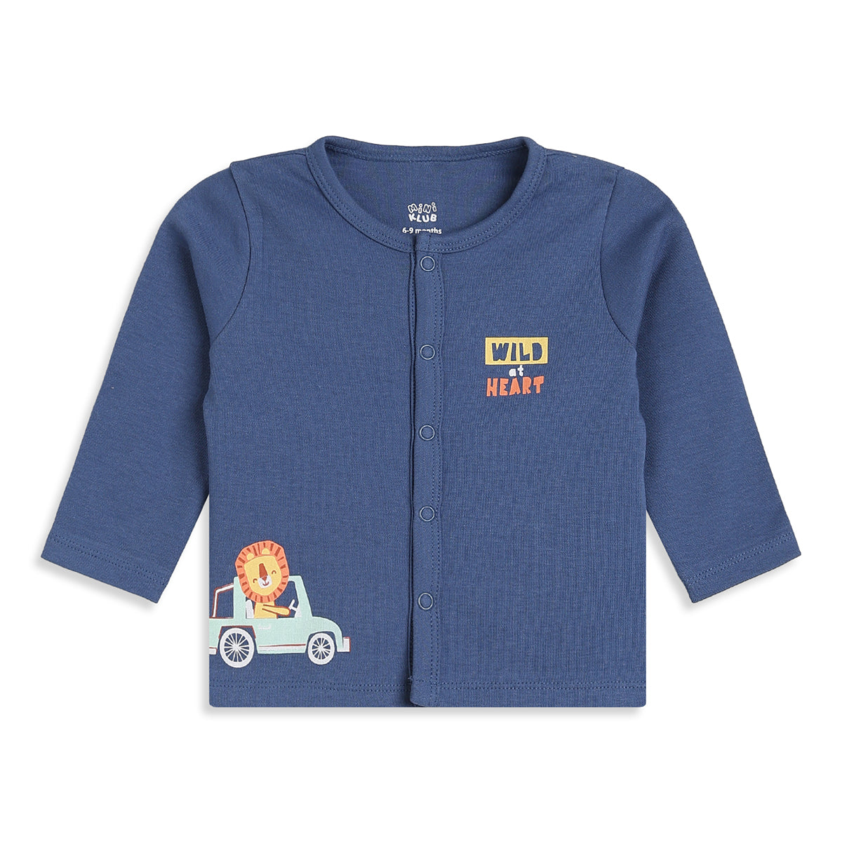 Baby Boys Blue and Yellow Knit Front Open Vest Pack of 2 Casual Wear