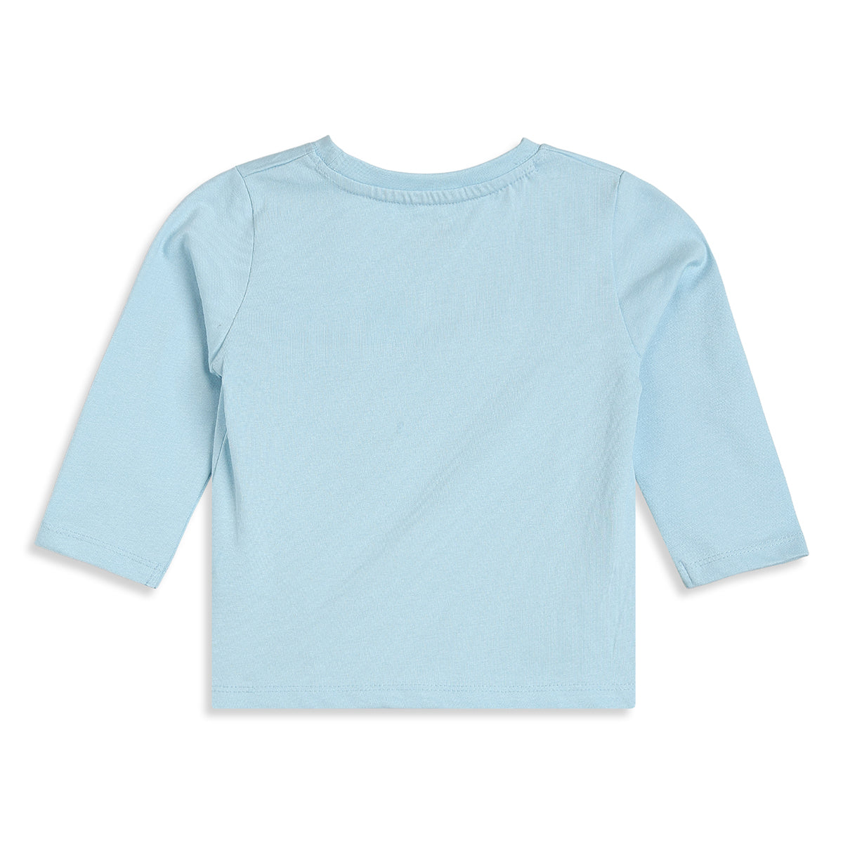 Baby Boys Blue Knit Dungaree Set Regular Fit Casual Wear