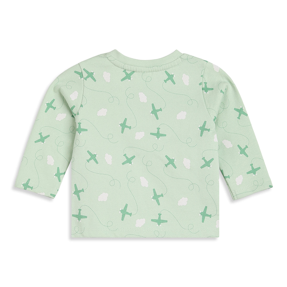Baby Boys Mint and Peach Knit Tops Pack of 2 Regular Fit Casual Wear