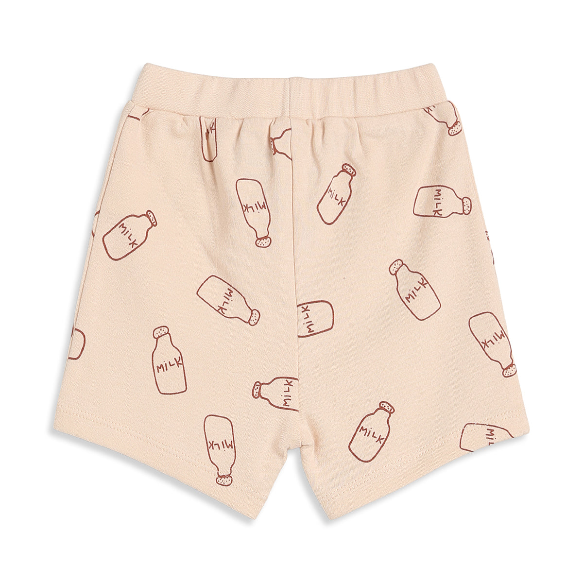 Baby Boys Blue and Cream Knit Shorts Pack of 2 Regular Fit Casual Wear