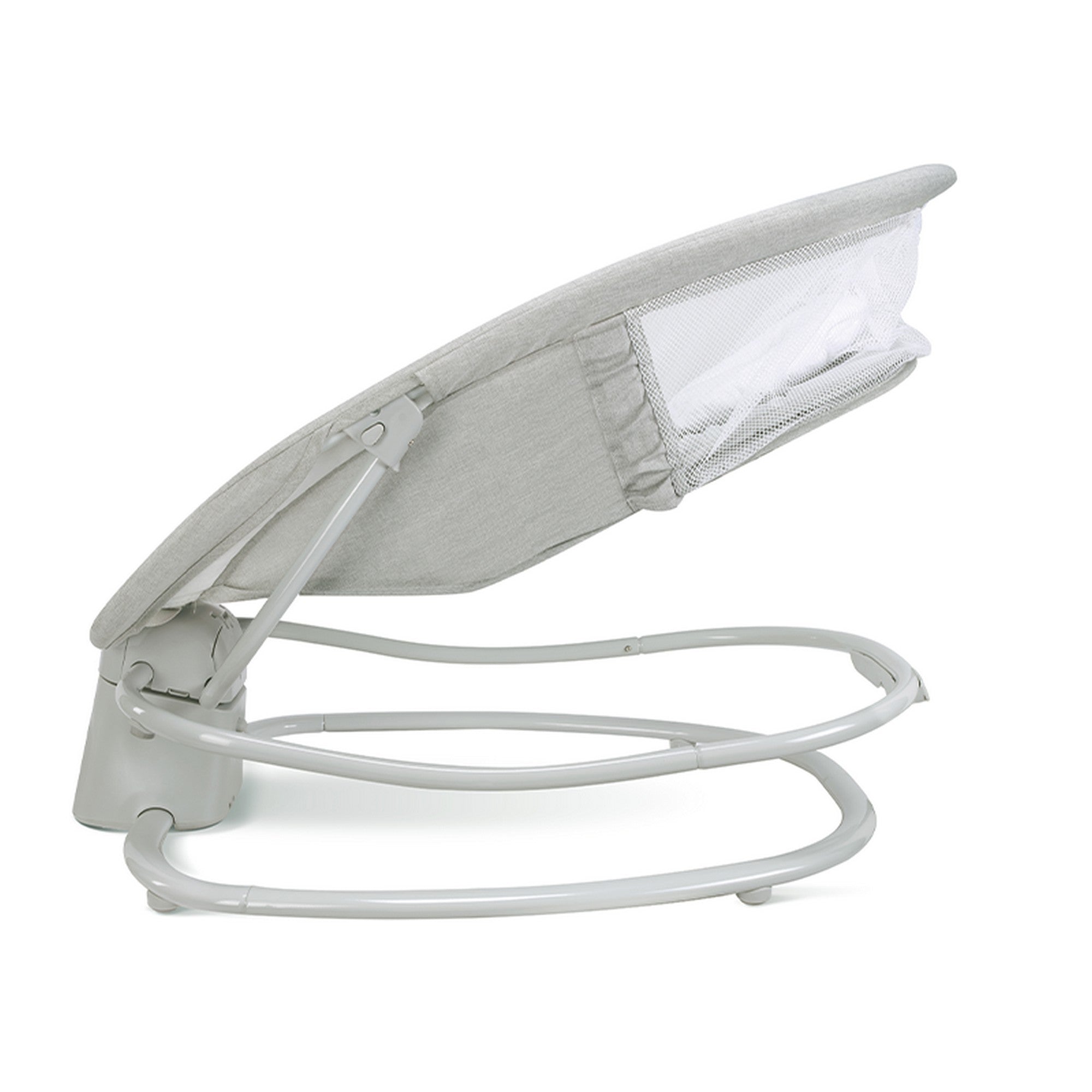 Mastela Grey Electric Baby Rocker and Bouncer with Music, Mosquito Net and Canopy for Infants