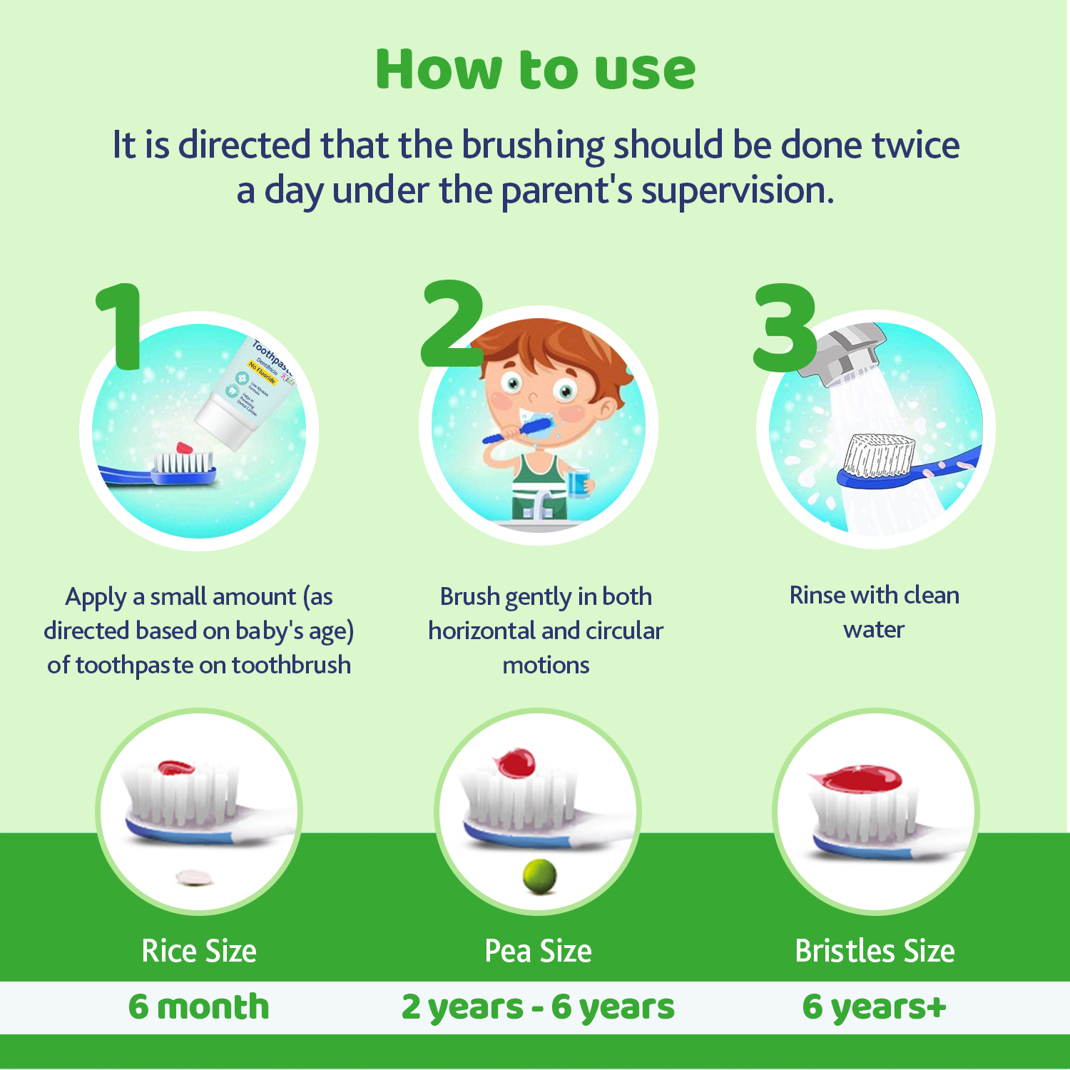 Chicco Toothbrush Green 3Y-8Y