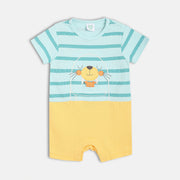 Baby Boys Walrus Print Romper, Multicolour