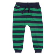 Pack of 1 knit bottom - black & seagreen for 0-3 Months
