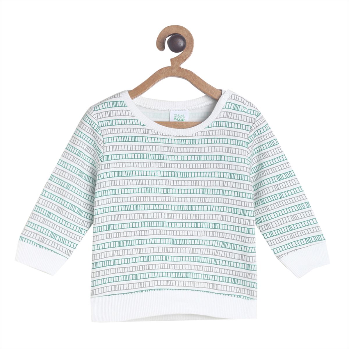 Pack of 1 knit sweat shirt - marshmallow for 3-6 Months