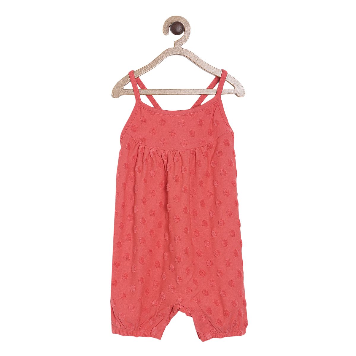 Pack of 1 dungaree - red for New Born