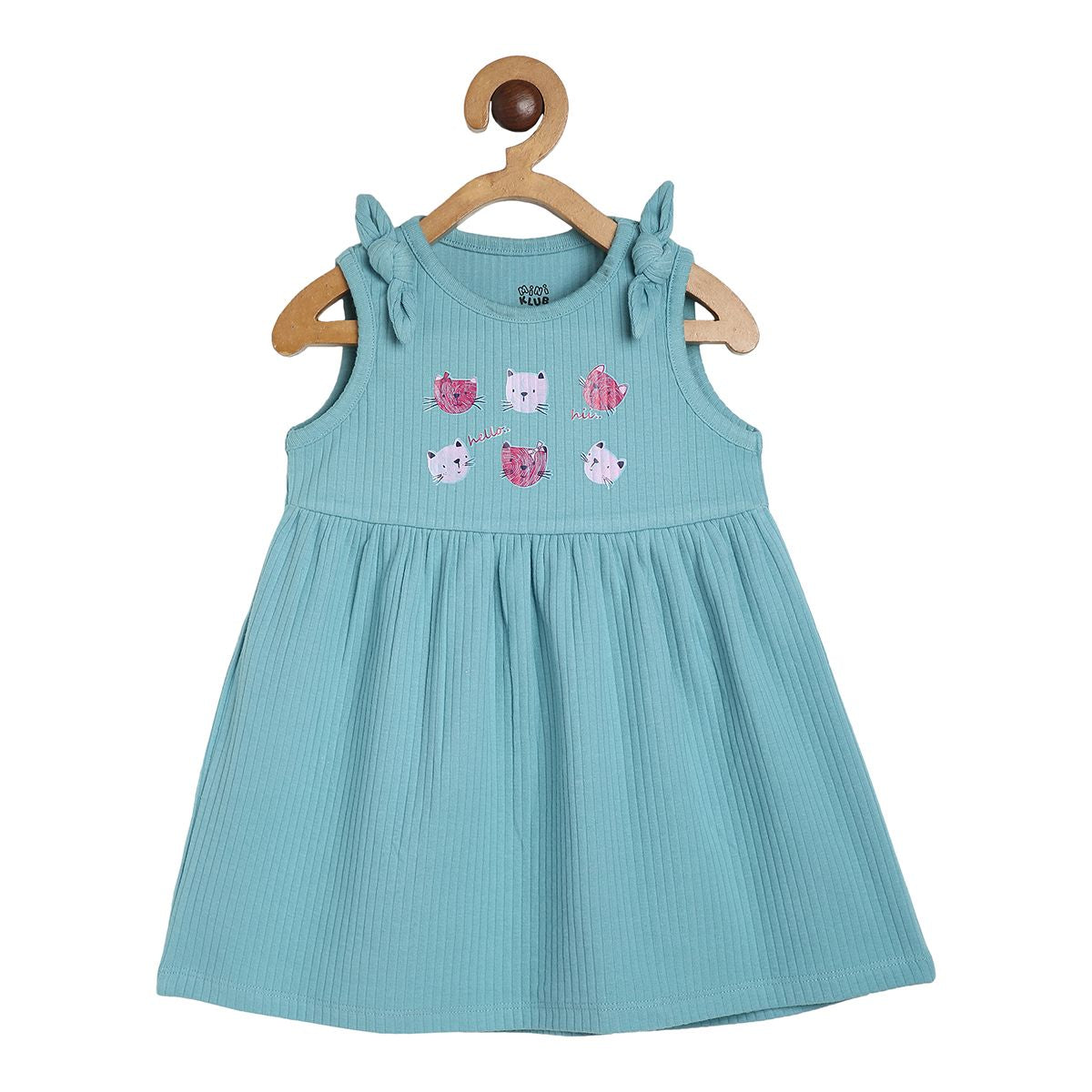 Girls Teal Pack Of 1 Dress