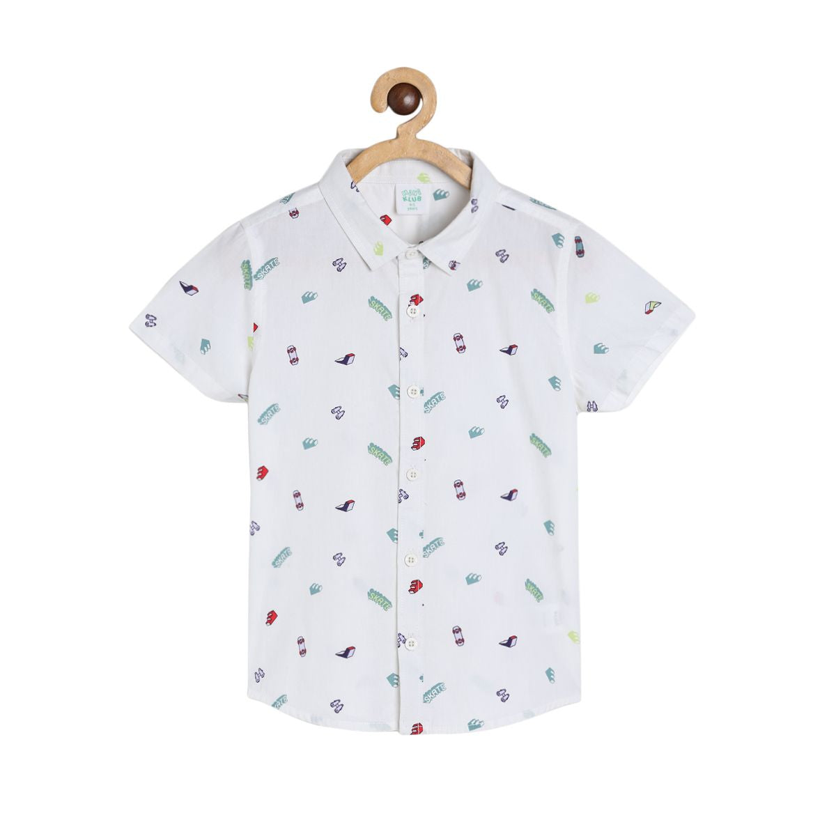 Boys White Pack Of 1 Shirt