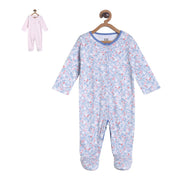 Pack of 2 sleepsuit - light blue for New Born