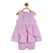 Girls Lilac Pack Of 2 Dress