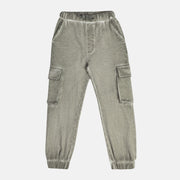Boys Light Grey Allarround Elastic Full Length Jogger