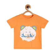 Boys Orange Pack Of 1 T-Shirt