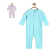 Pack of 2 romper - turquoise blue for New Born