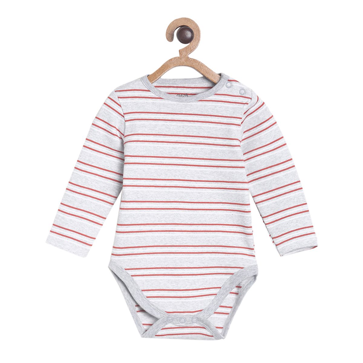 Pack of 1 bodysuit - white & light purple for New Born