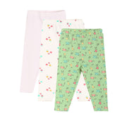 Girls Multicolor Pack Of 3 Legging