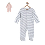 Pack of 2 sleepsuit - light blue for New Born