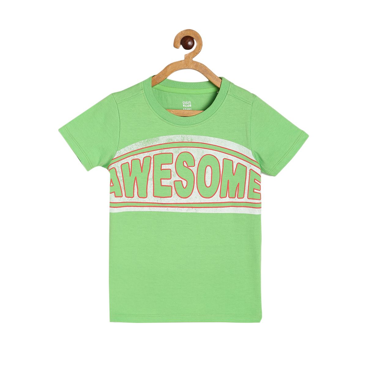 Boys Green Pack Of 1 T-Shirt