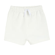 Boys Cream  Elasticated Shorts