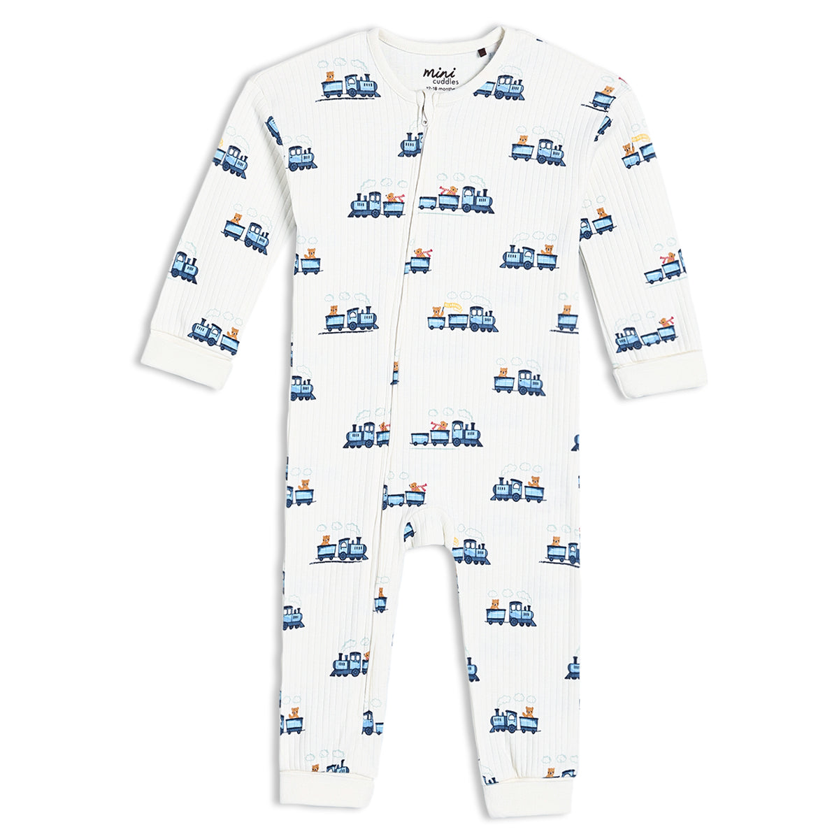 Boys White Boat Neck Cap Sleeve Romper