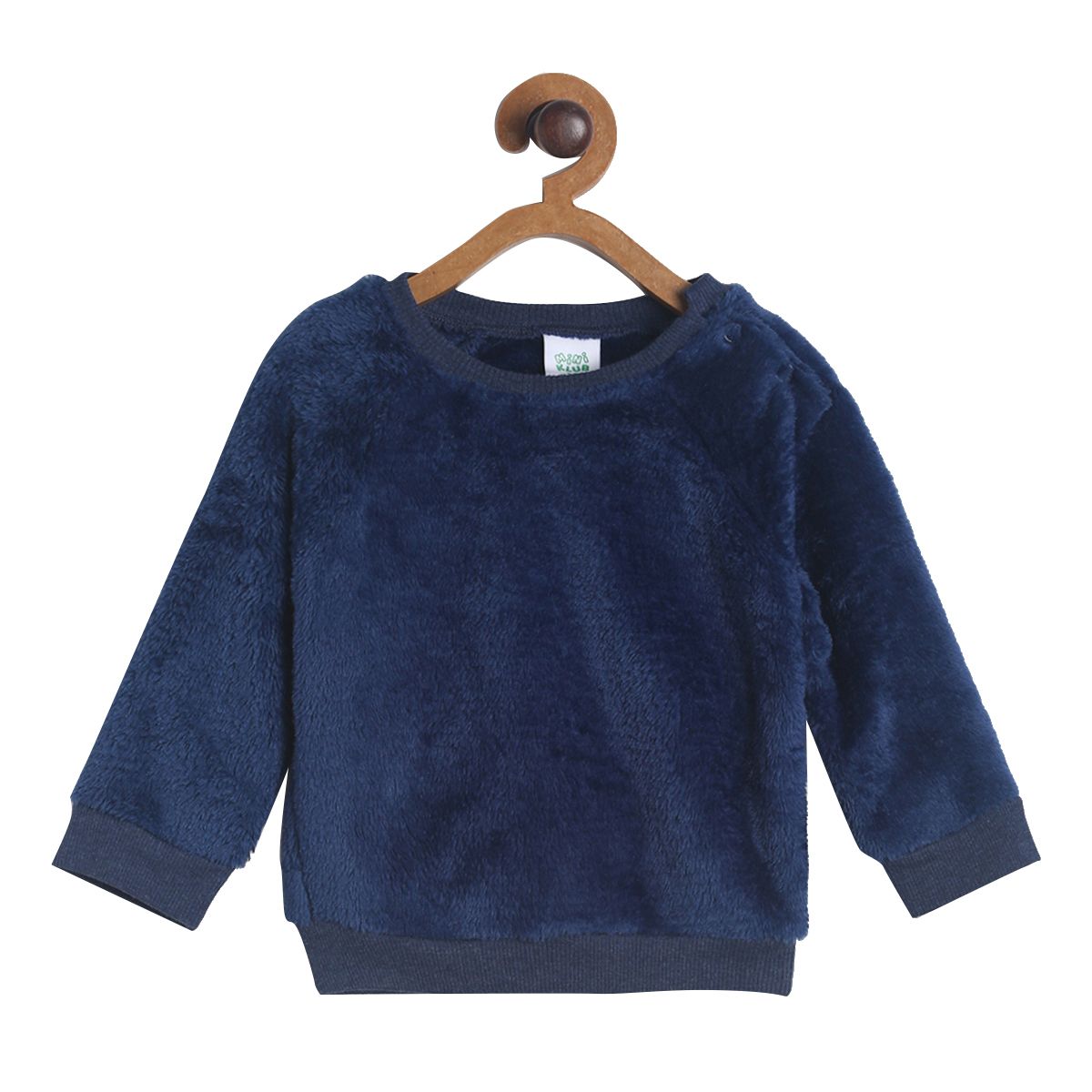 Pack of 1 knit sweat shirt - black for 3-6 Months