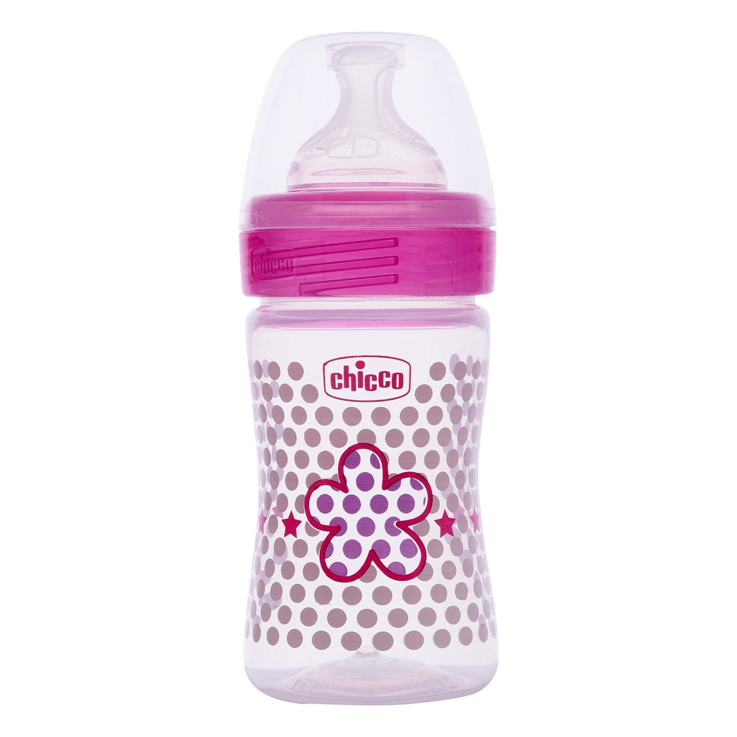 WellBeing Feeding Bottle (150ml Slow) (Pink)
