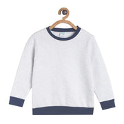 Pack of 1 knit sweat shirt - grey for 3-6 Months