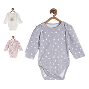Pack of 3 bodysuit - light purple for New Born