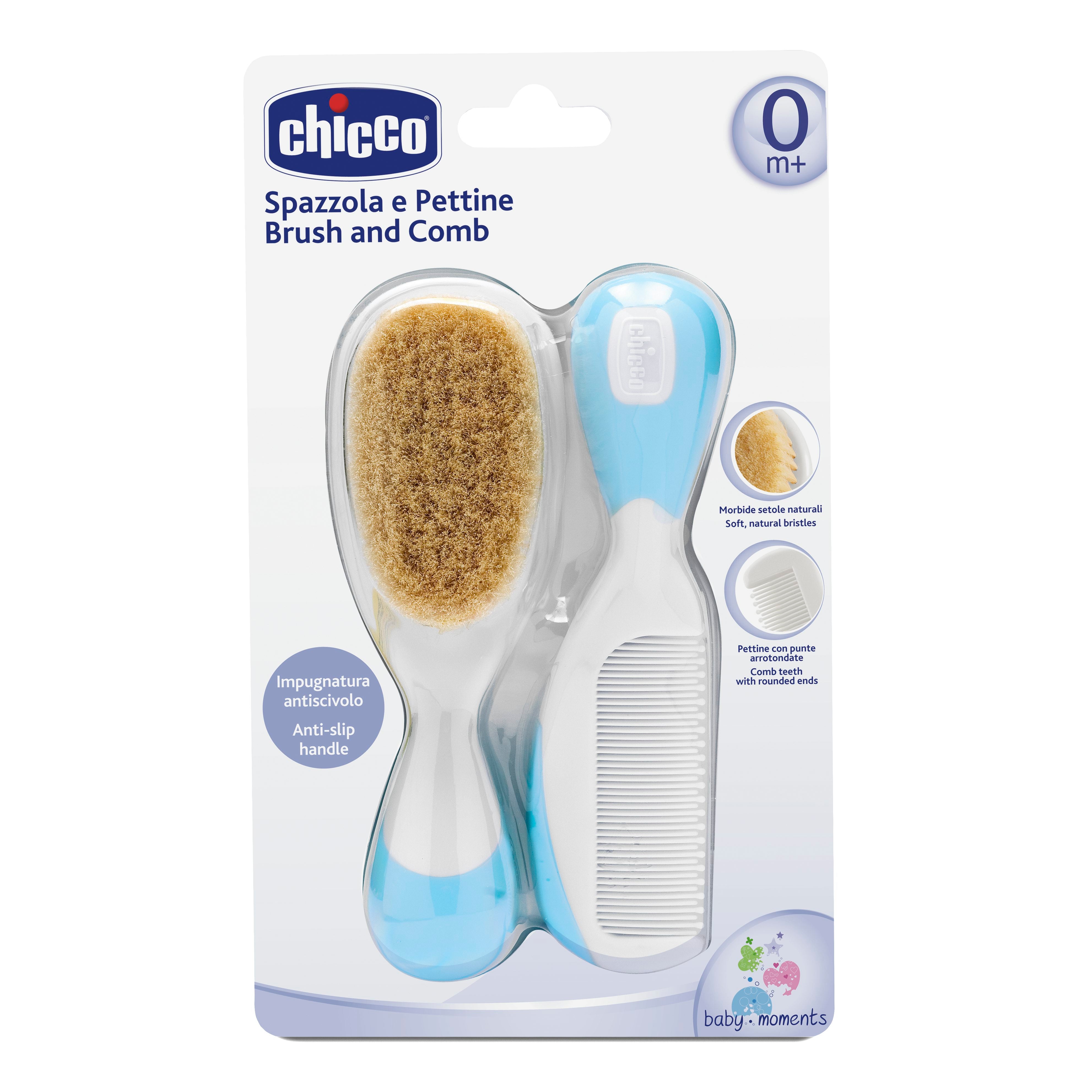 Chicco Brush And Comb Light Blue