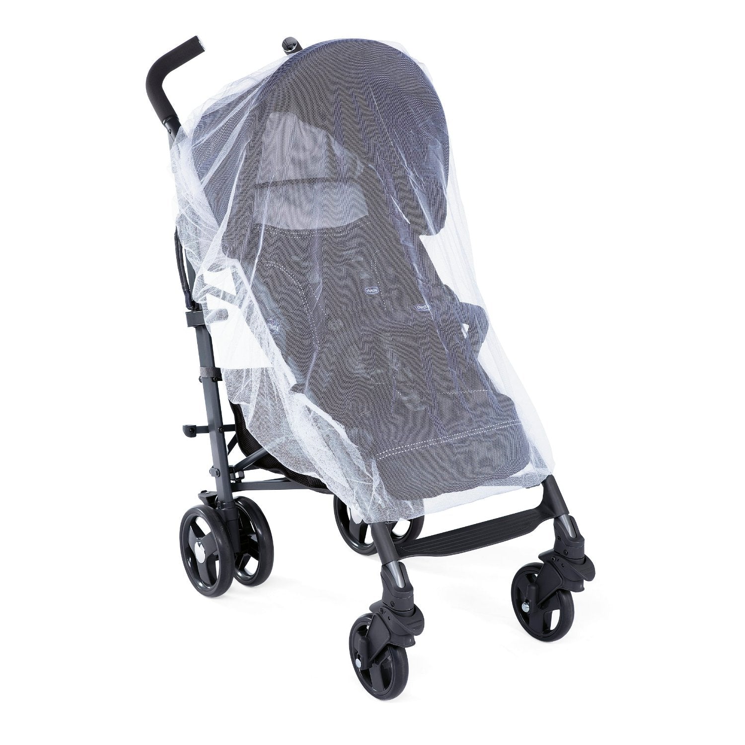 Baby Unisex Solid Stroller Mosquito Net, White