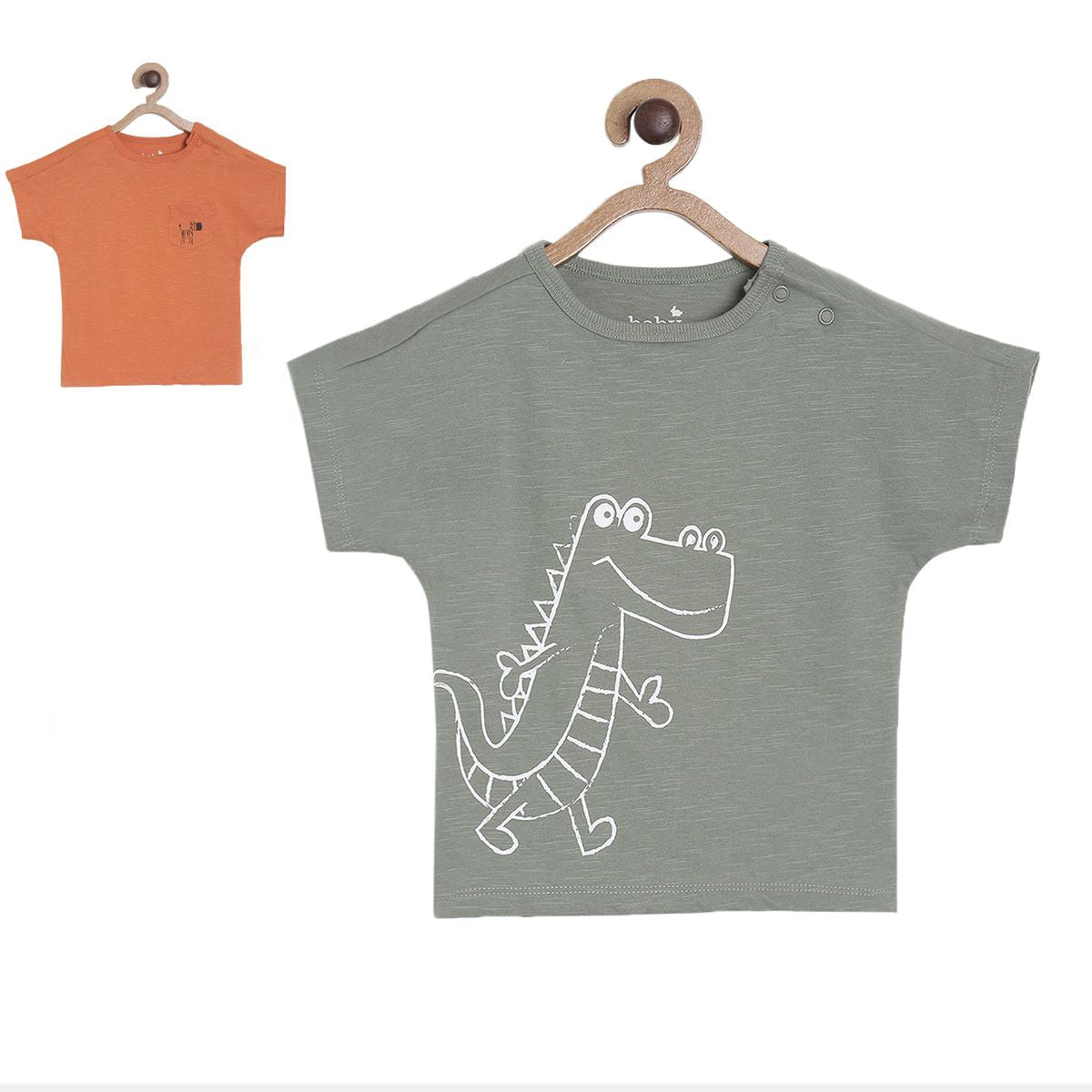 Pack of 2 t-shirt - grey for 0-3 Months