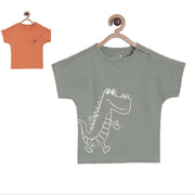 Pack of 2 t-shirt - grey for 0-3 Months
