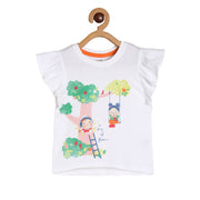 Girls White Pack Of 1 Knit Top