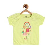 Girls Green Pack Of 1 Knit Top