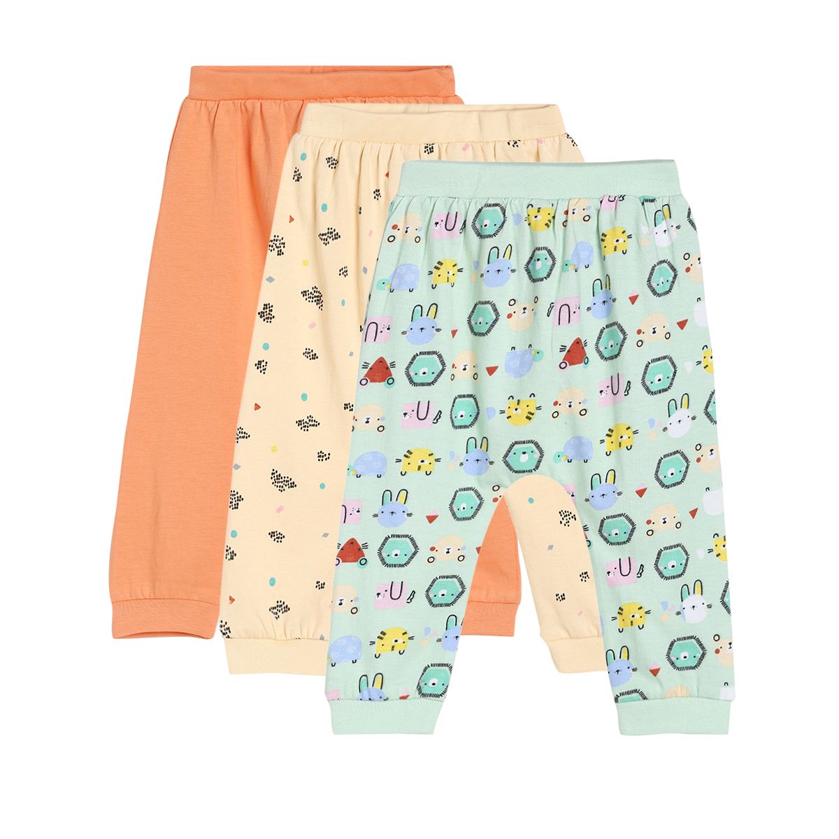 Boys Coral Pack Of 3 Knit Bottom