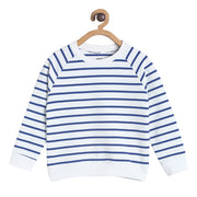 Pack of 1 knit sweat shirt - white for 3-6 Months