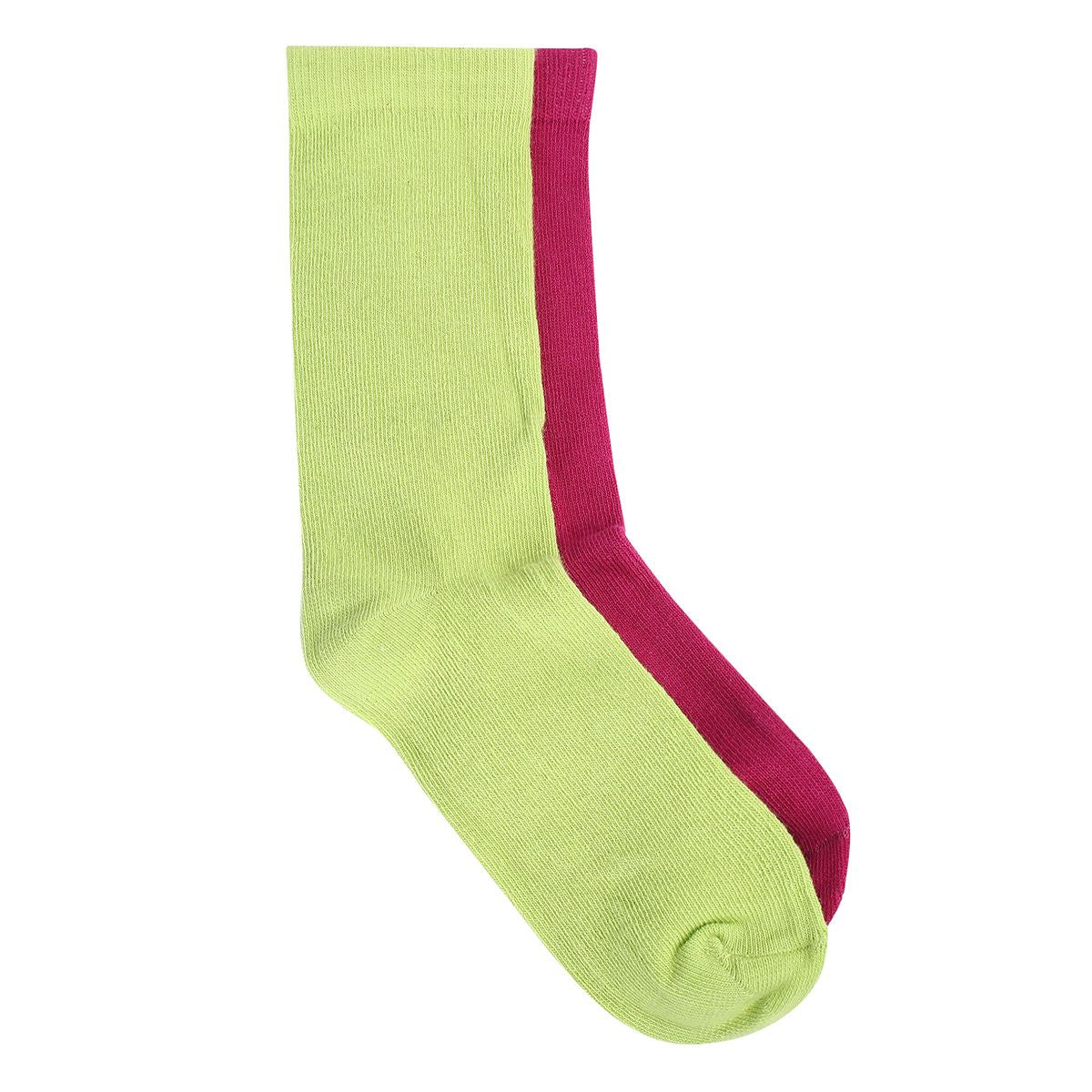 Girls Green/Purple Socks