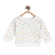 Pack of 1 knit sweat shirt - marshmallow for 3-6 Months