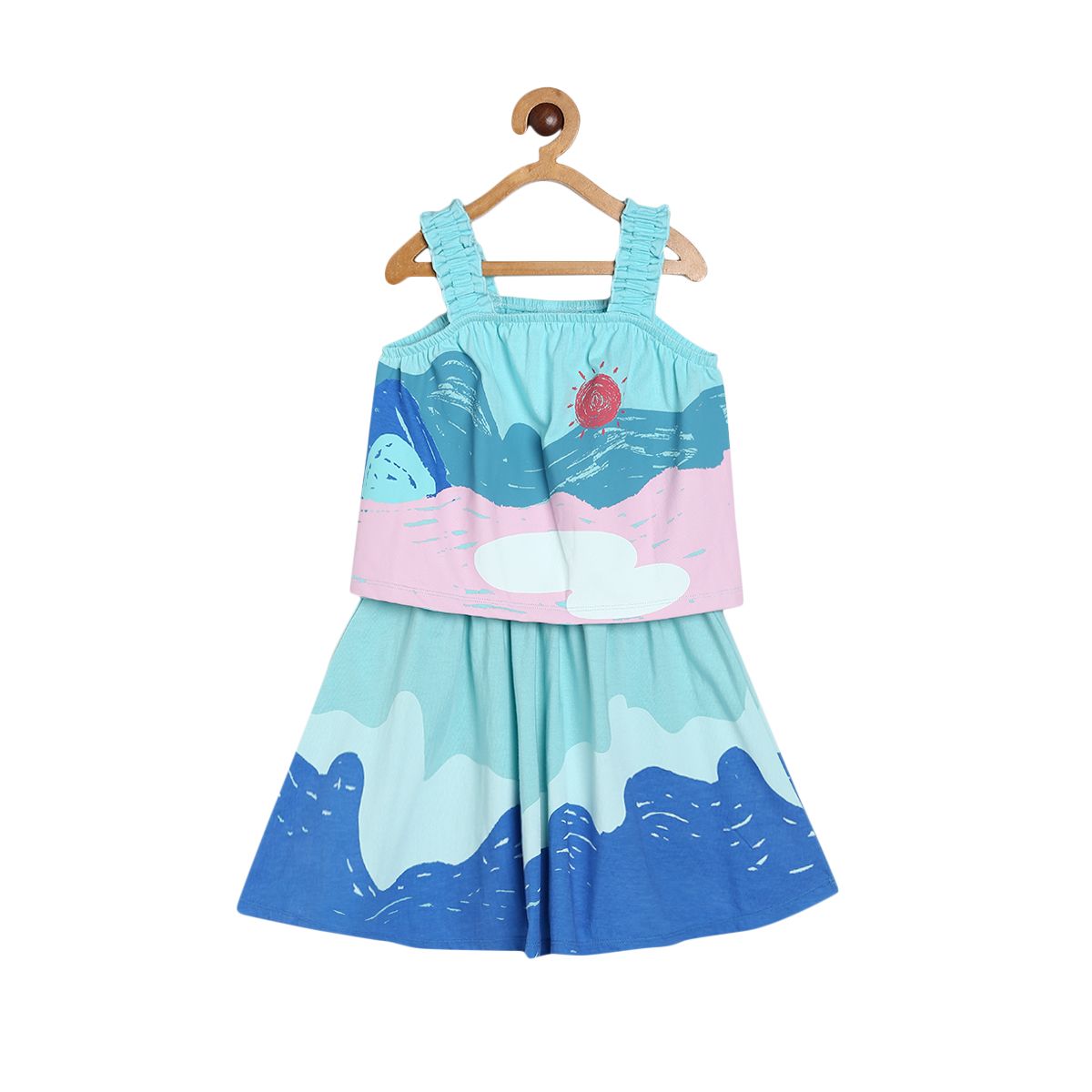 Girls Blue Pack Of 2 Coordinate Set