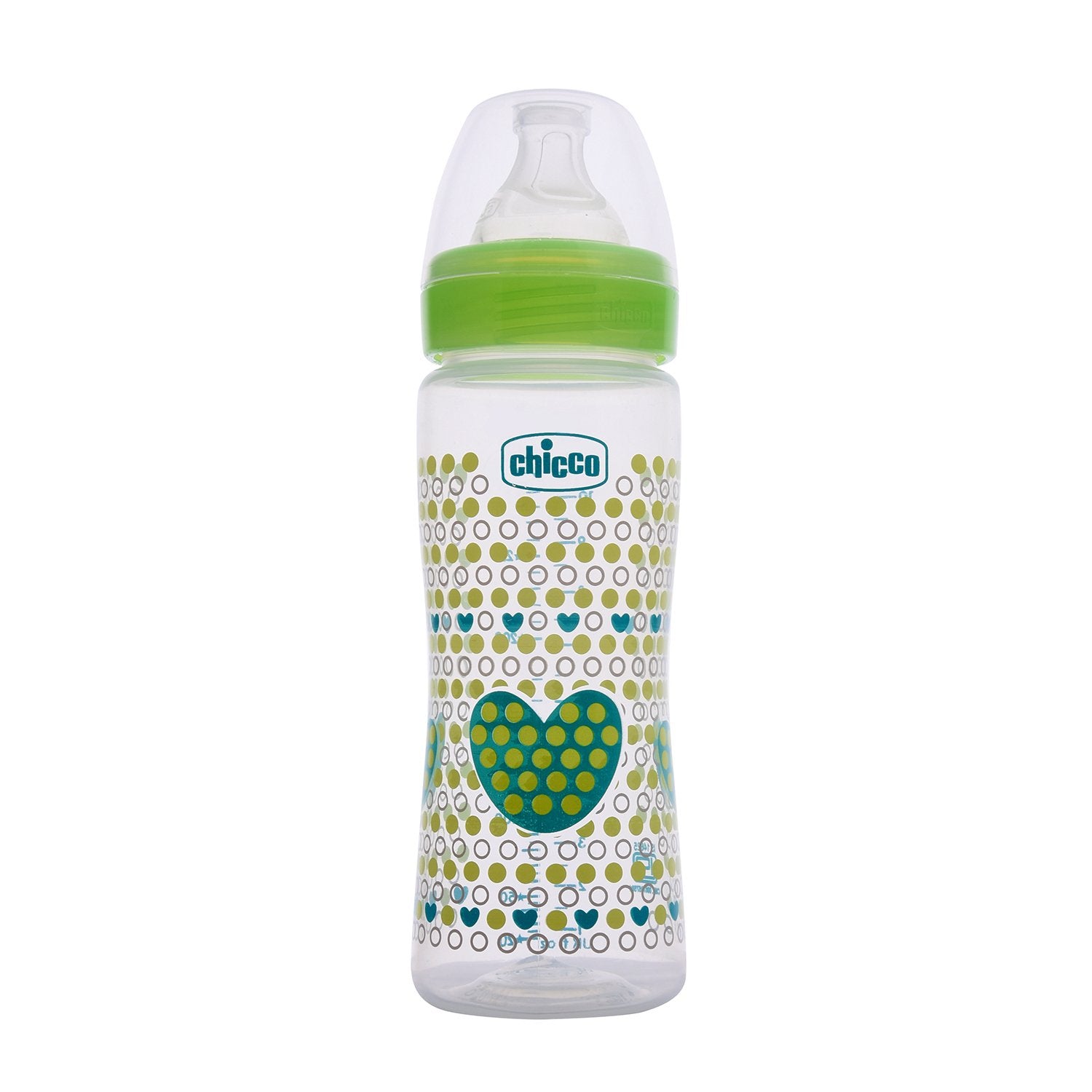 WellBeing Feeding Bottle (330ml Fast) (Green)