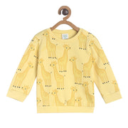 Pack of 1 knit sweat shirt - yellow for 3-6 Months