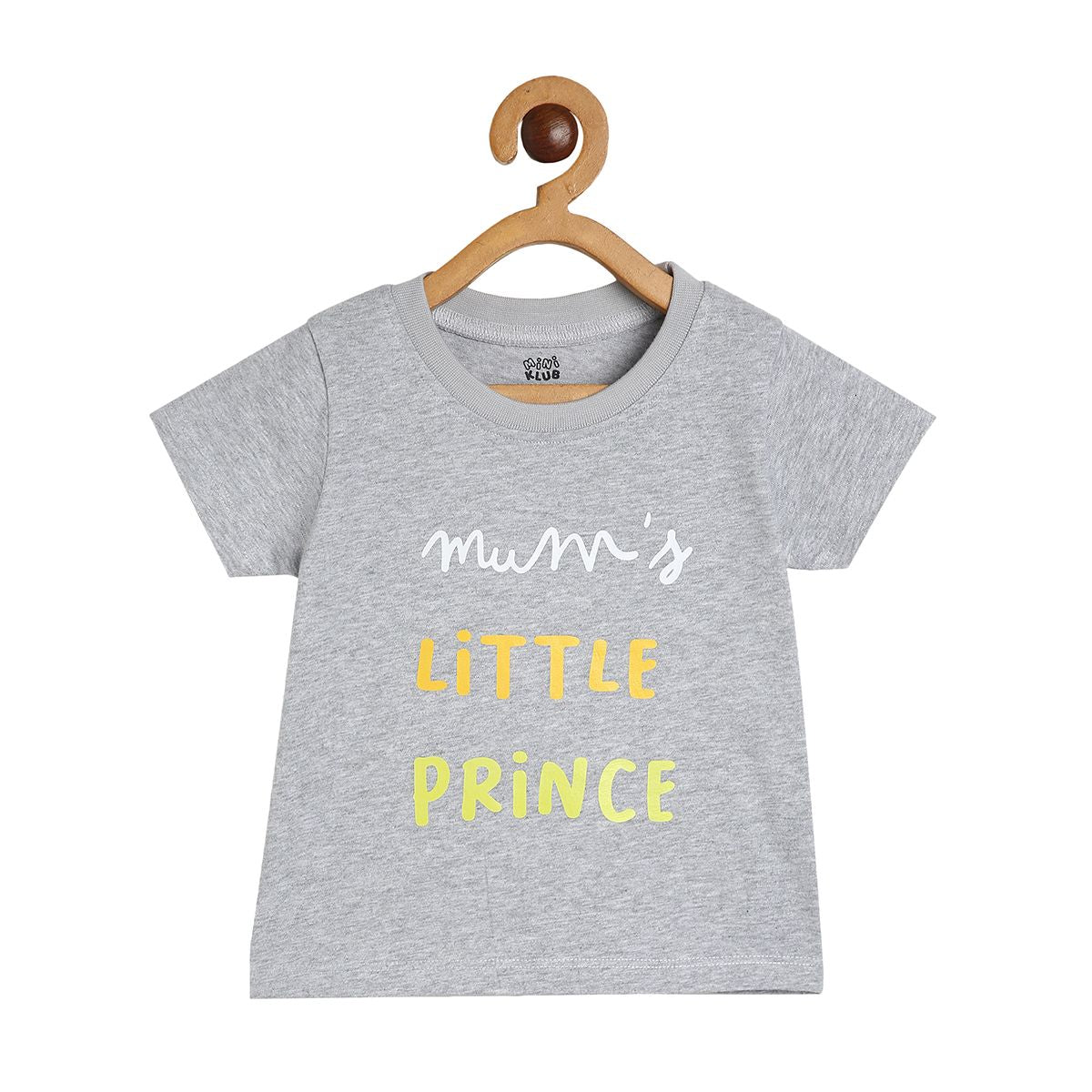 Boys Grey Pack Of 1 T-Shirt