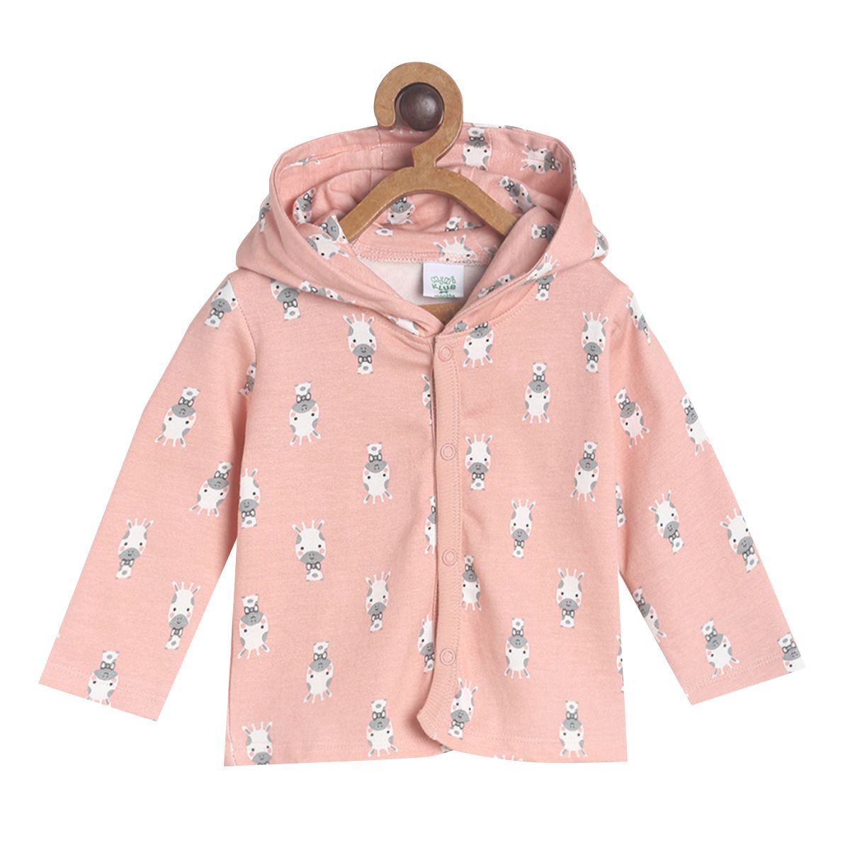 Pack of 1 knit jacket - peach for 3-6 Months