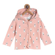 Pack of 1 knit jacket - peach for 3-6 Months