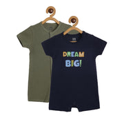 Boys Multicolor Pack Of 2 Romper