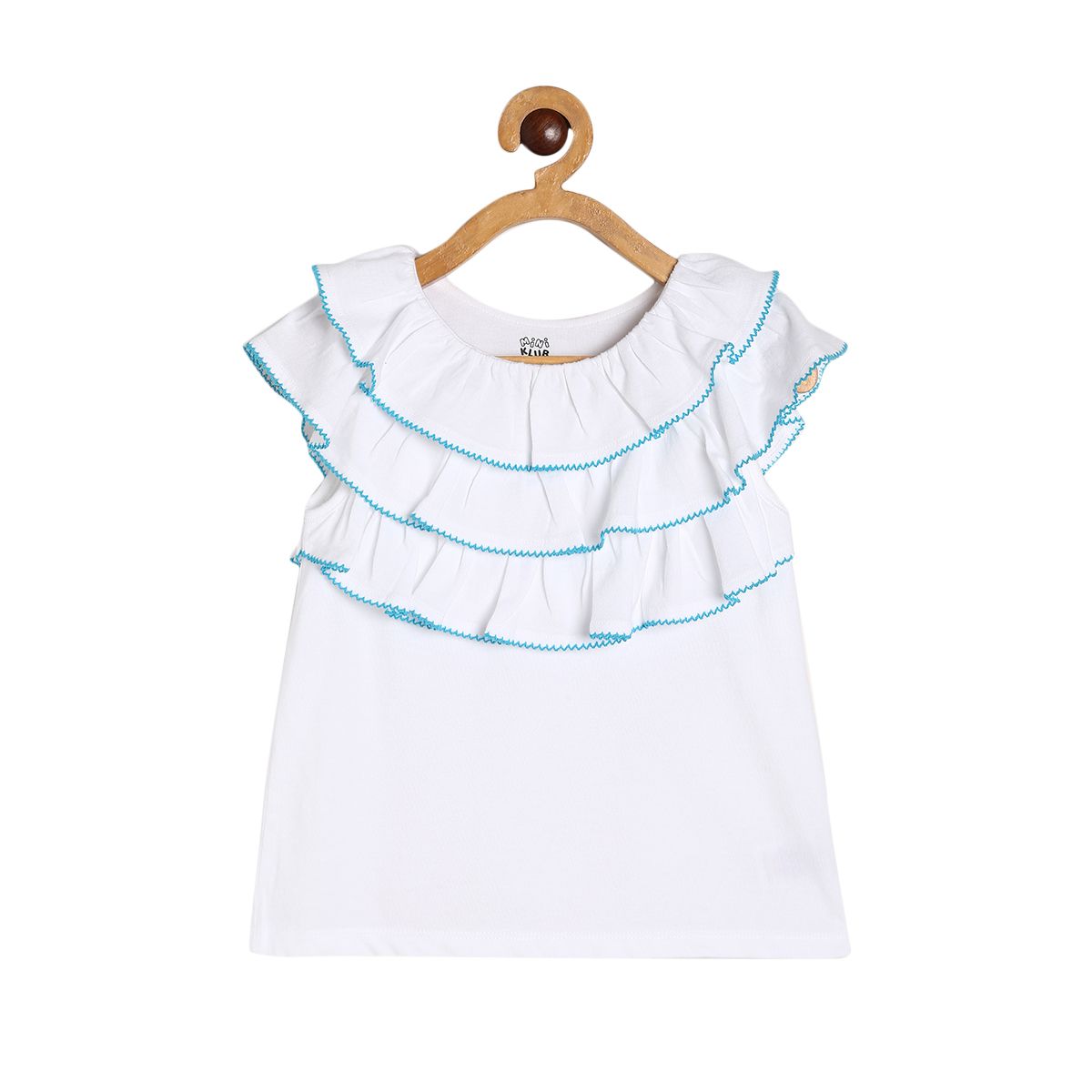 Girls White Pack Of 1 Knit Top